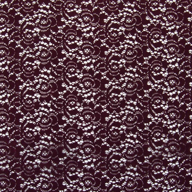 Suede lace bordeaux